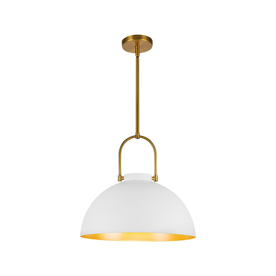 Kuzco Harper 16" Socket Pendant, White - PD504016WH