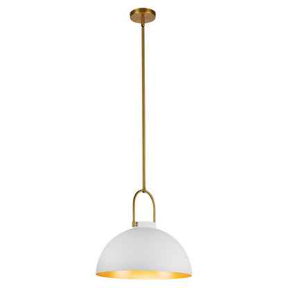 Kuzco Harper 16" Socket Pendant, White