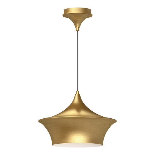 Alora Mood Emiko 1 Light 12" Pendant, Brushed Gold - PD523013BG