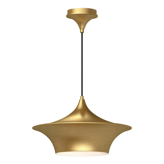 Alora Mood Emiko 1 Light 16" Pendant, Brushed Gold - PD523016BG