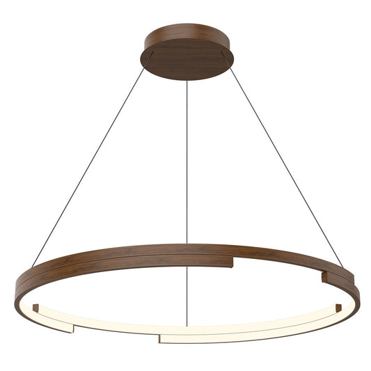 Kuzco Anello Minor 32"LED Pendant, Walnut - PD52732-WT-UNV