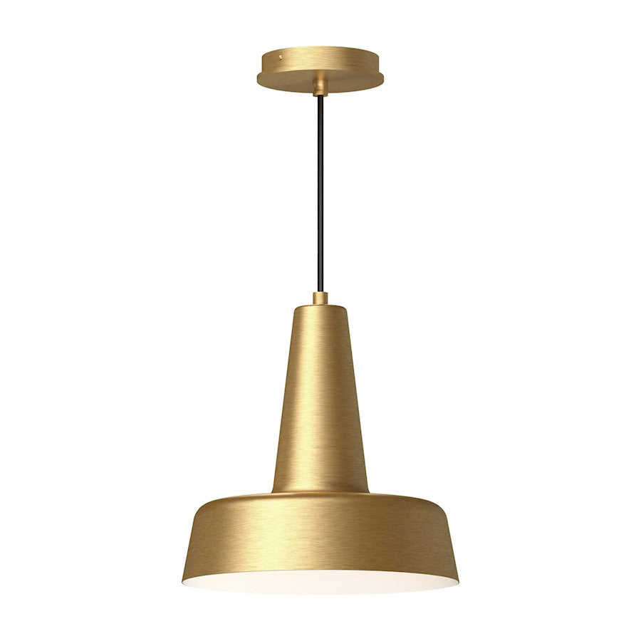 Alora Mood Juliana 1 Light 11" Pendant, Brushed Gold - PD527811BG