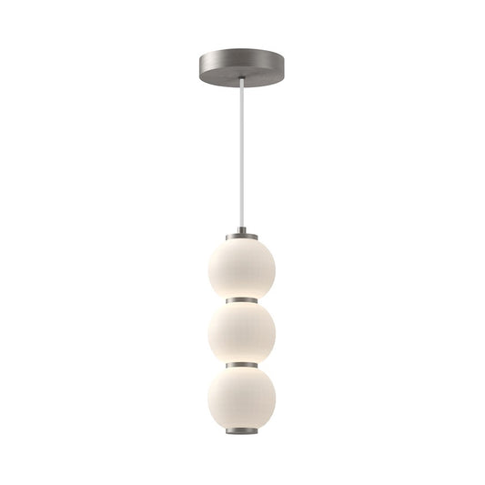 Kuzco Bijou 7"LED Pendant, Brushed Nickel/Opal Matte Glass - PD530313BNOP-UNV