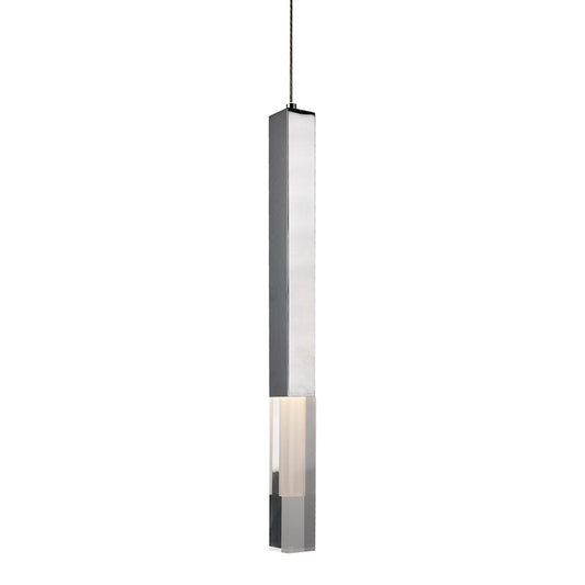 Kuzco Martelo 5" LED Pendant, Chrome/Acrylic/Frosted Interior - PD53305-CH