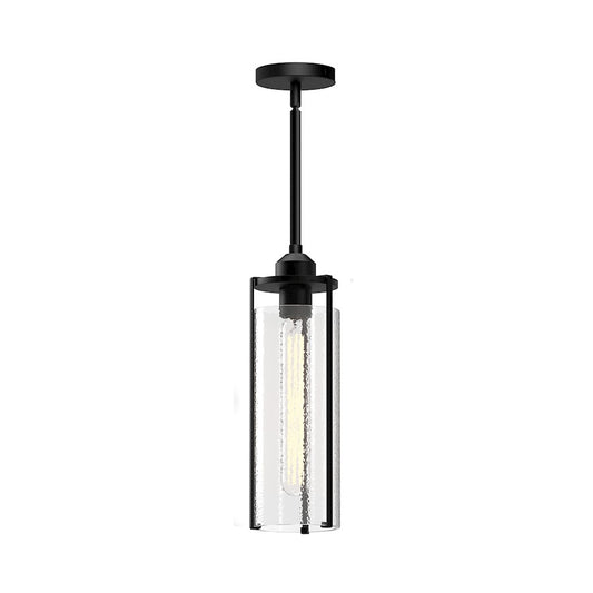 Alora Mood Belmont 3Lt 7" Pendant, Clear Water/Black/Clear Water - PD536107MBWC