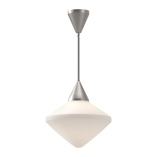 Alora Mood Nora 1 Light 14" Pendant, Nickel/Opal Matte/Opal - PD537714BNOP