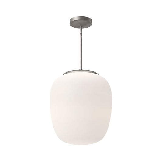 Alora Mood Holden 1 Light 14" Pendant, Nickel/Opal Matte/Opal - PD541014BNOP