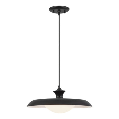 Kuzco Minori 15" Black Pendant, Glossy Black