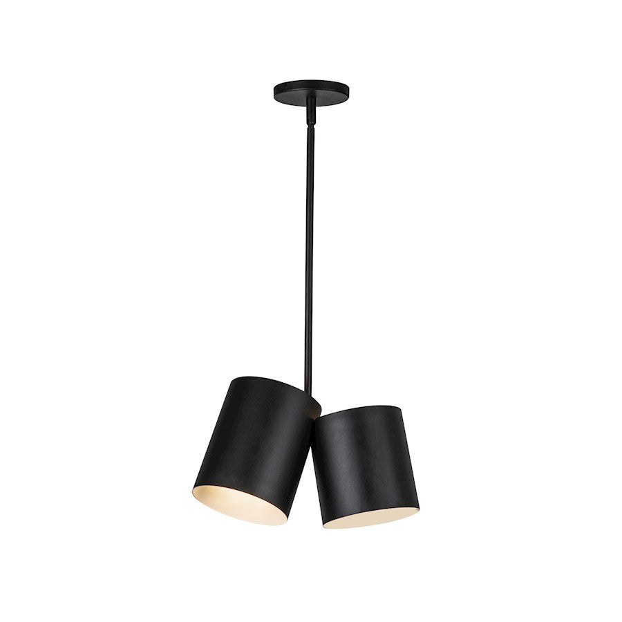 Kuzco Keiko 2 Light 14" Pendant, Black - PD58814-BK