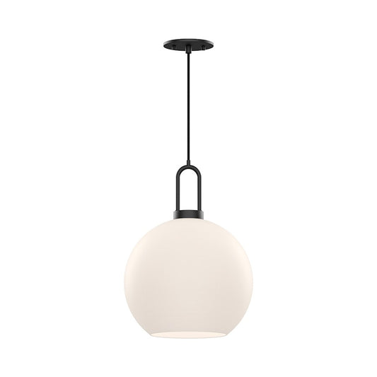 Alora Mood Soji 1Lt 10" Pendant, Black/Opal - PD601710MBOP