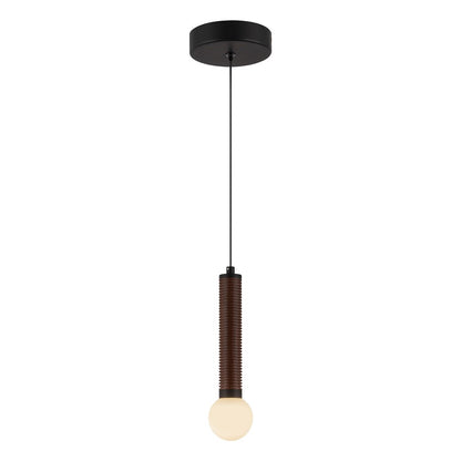 Kuzco Arden 9" LED Pendant, Matte Black/Opal Glass - PD612109MBOP-UNV