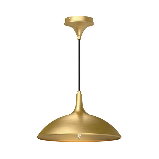 Alora Mood Abel 1 Light 14" Pendant, Brushed Gold - PD627914BG