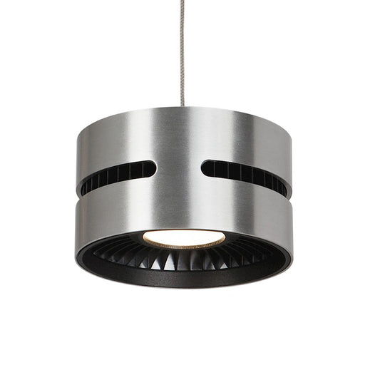 Kuzco Oxford 5" LED Pendant, Brushed Nickel/Frosted Acrylic Diffuser - PD6705-BN