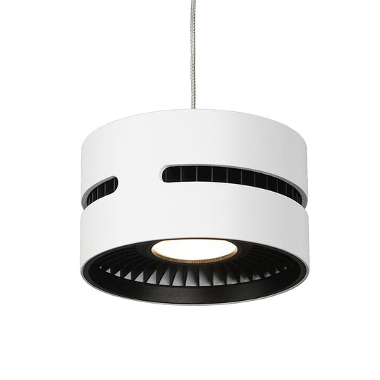 Kuzco Oxford 5" LED Pendant, White/Frosted Acrylic Diffuser - PD6705-WH