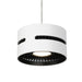 Kuzco Oxford 5" LED Pendant, White/Frosted Acrylic Diffuser - PD6705-WH