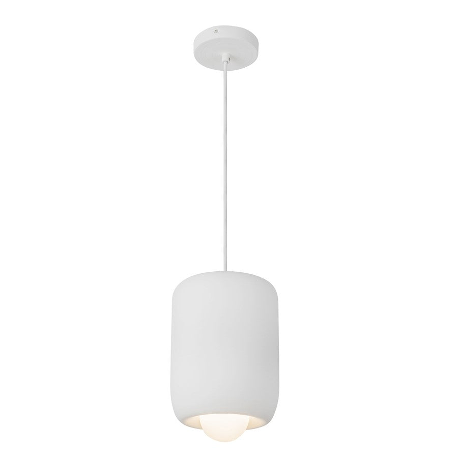 Kuzco Hayden 7" LED Pendant, Antique White