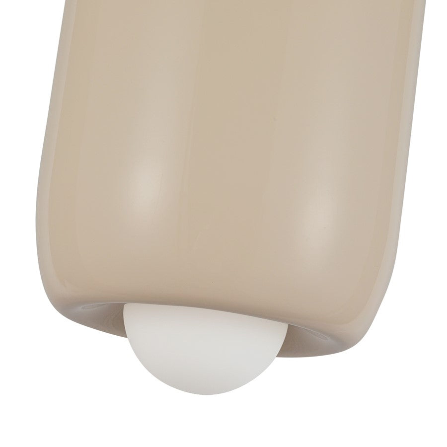 Kuzco Hayden 7" LED Pendant, Pearl White