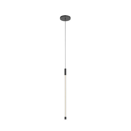 Kuzco Motif 21" LED Pendant, Black/Clear - PD75021-BK