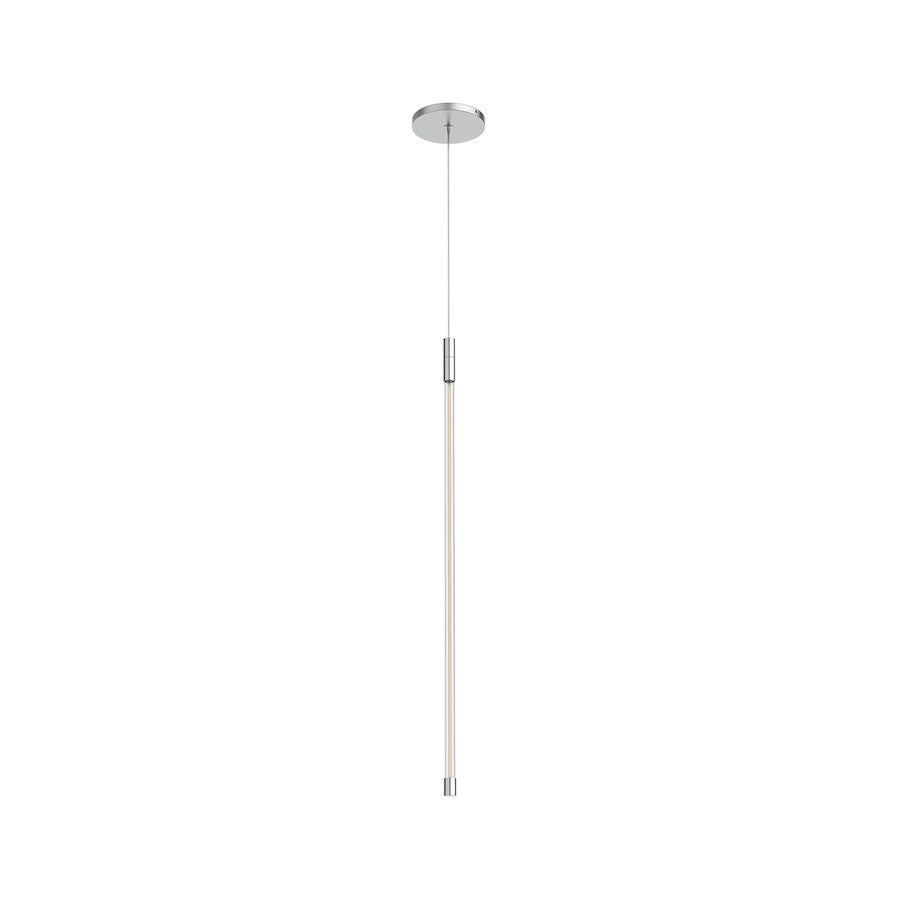 Kuzco Motif 27" LED Pendant, Chrome/Clear - PD75027-CH