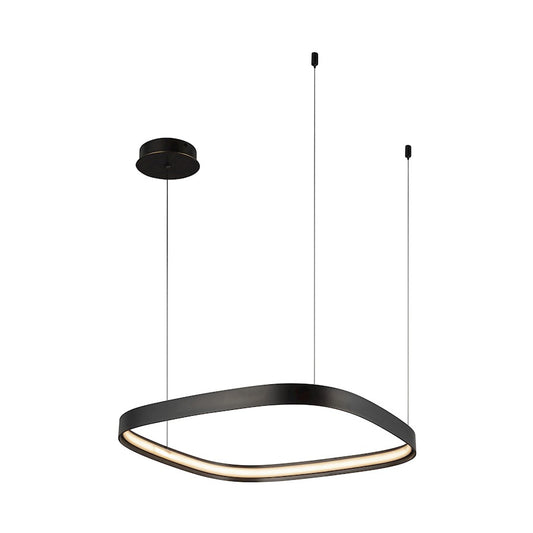 Kuzco Yukon 19" LED Pendant, Urban Bronze/White Silicone Diffuser - PD78019-UB