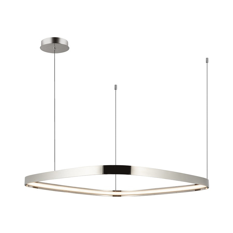 Kuzco Yukon 31" LED Pendant, Polished Nickel - PD78031-PN-UNV