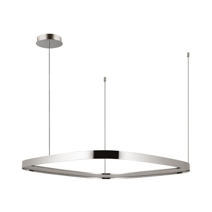 Kuzco Yukon 31" LED Pendant, Polished Nickel