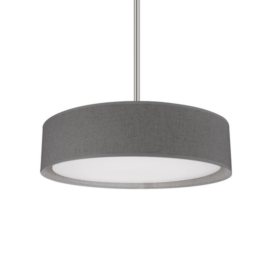 Kuzco Dalton 16" LED Pendant, Gray/White Acrylic Diffuser - PD7916-GY