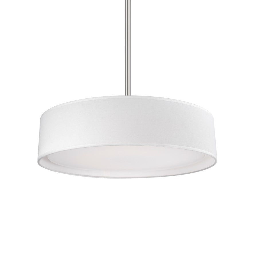 Kuzco Dalton 16" LED Pendant, White/White Acrylic Diffuser - PD7916-WH