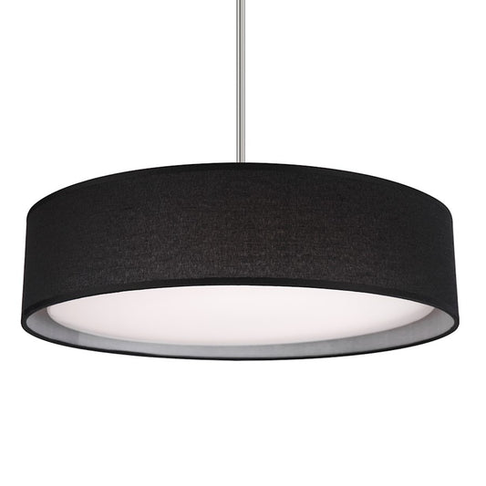 Kuzco Dalton 20" LED Pendant, Black/White Acrylic Diffuser - PD7920-BK