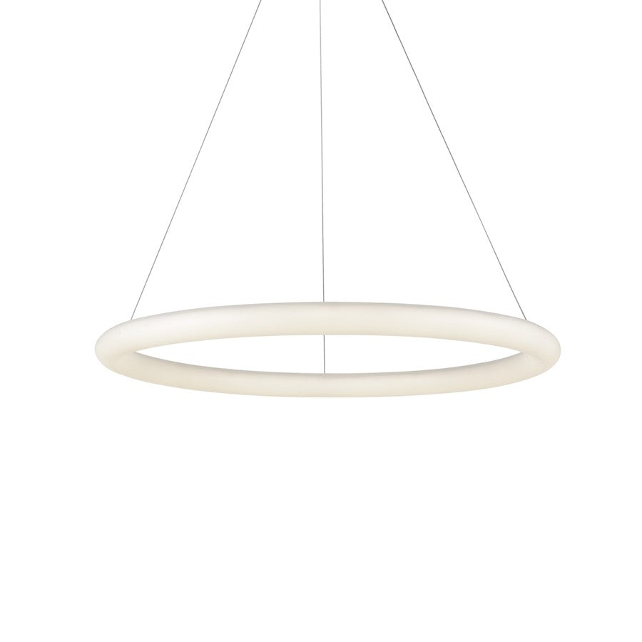 Kuzco Cumulus Minor 32" LED Pendant, White/White Acrylic Diffuser - PD80332-WH