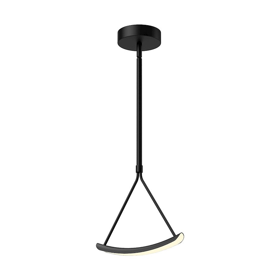 Kuzco Mobil 11" LED Pendant, Black/White PC - PD81511-BK