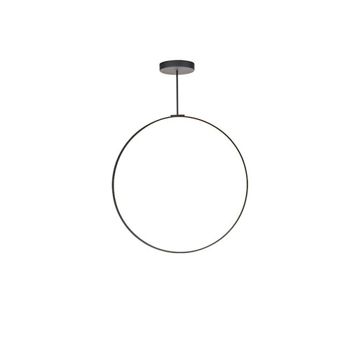 Kuzco Cirque 36" LED Pendant, Black/Frosted Silicone Diffuser - PD82536-BK