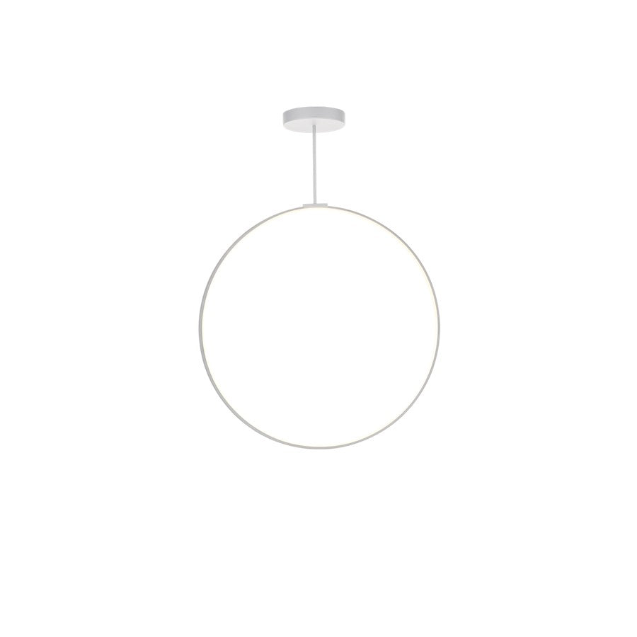 Kuzco Cirque 36" LED Pendant, White/Frosted Silicone Diffuser - PD82536-WH