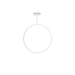 Kuzco Cirque 36" LED Pendant, White/Frosted Silicone Diffuser - PD82536-WH