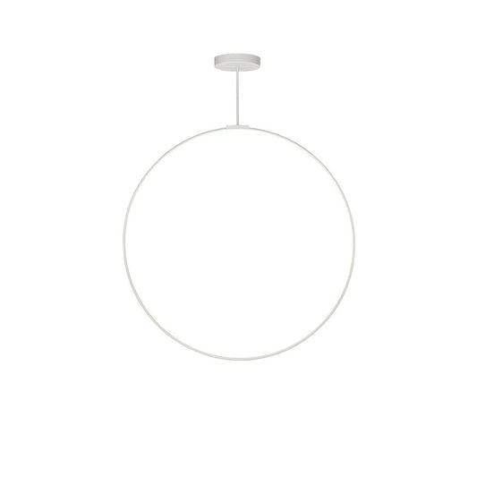 Kuzco Cirque 48" LED Pendant, White/Frosted Silicone Diffuser - PD82548-WH