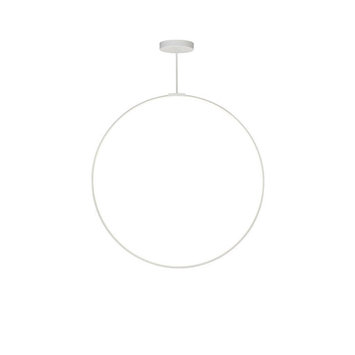 Kuzco Cirque 48" LED Pendant, White/Frosted Silicone Diffuser - PD82548-WH