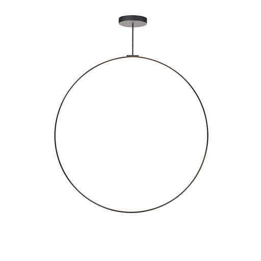 Kuzco Cirque 60" LED Pendant, Black/Frosted Silicone Diffuser - PD82560-BK