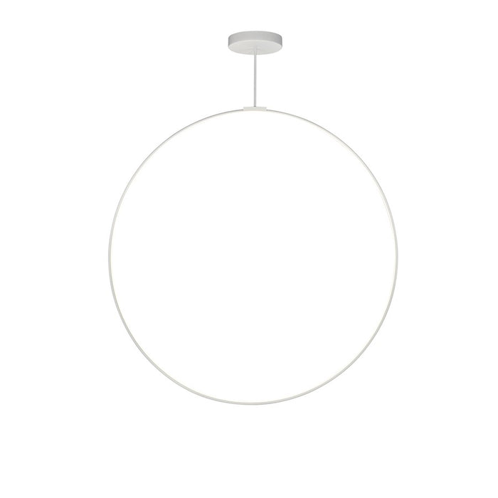 Kuzco Cirque 60" LED Pendant, White/Frosted Silicone Diffuser - PD82560-WH