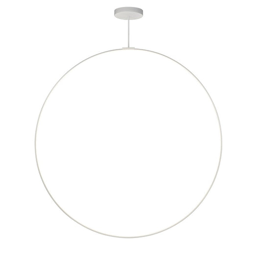 Kuzco Cirque 72" LED Pendant, White/Frosted Silicone Diffuser - PD82572-WH