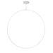 Kuzco Cirque 72" LED Pendant, White/Frosted Silicone Diffuser - PD82572-WH