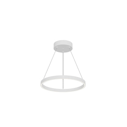 Kuzco Cerchio 18" LED Pendant, White - PD87118-WH-UNV-010