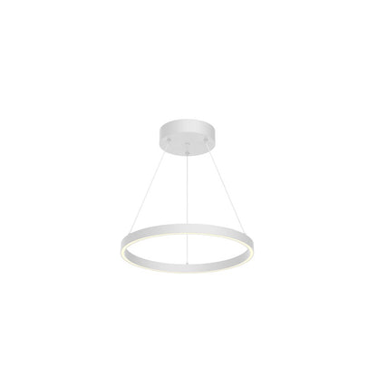 Kuzco Cerchio 18" LED Pendant, White