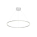 Kuzco Cerchio 32" LED Down Pendant, White/Frosted Silicone Diffuser - PD87132-WH