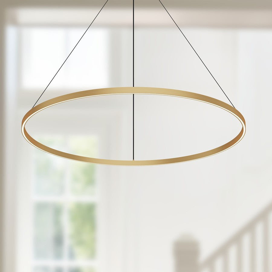 Kuzco Cerchio 48" LED Pendant, Brushed Gold - PD87148-BG-UNV-010