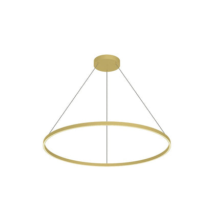 Kuzco Cerchio 48" LED Pendant, Brushed Gold