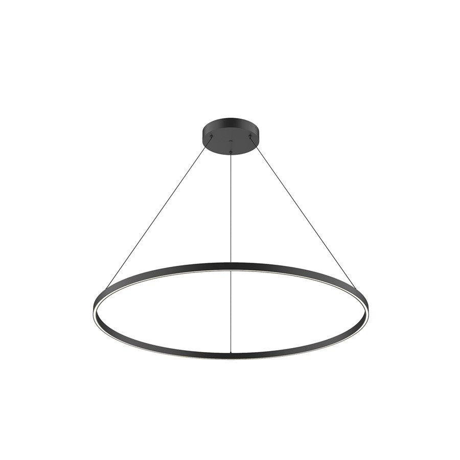 Kuzco Cerchio 48" LED Pendant, Black