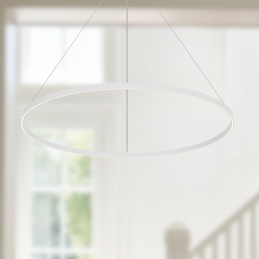 Kuzco Cerchio 48" LED Pendant, White - PD87148-WH-UNV-010