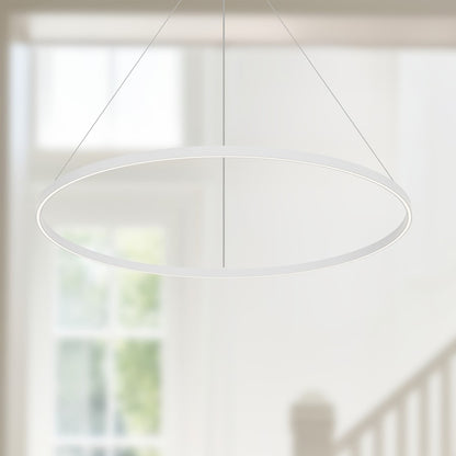 Kuzco Cerchio 48" LED Pendant, White