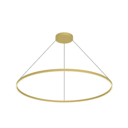 Kuzco Cerchio 60" LED Pendant, Brushed Gold