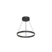 Kuzco Cerchio 18" LED Up/Down Pendant, Black/Frost Silicone - PD87718-BK